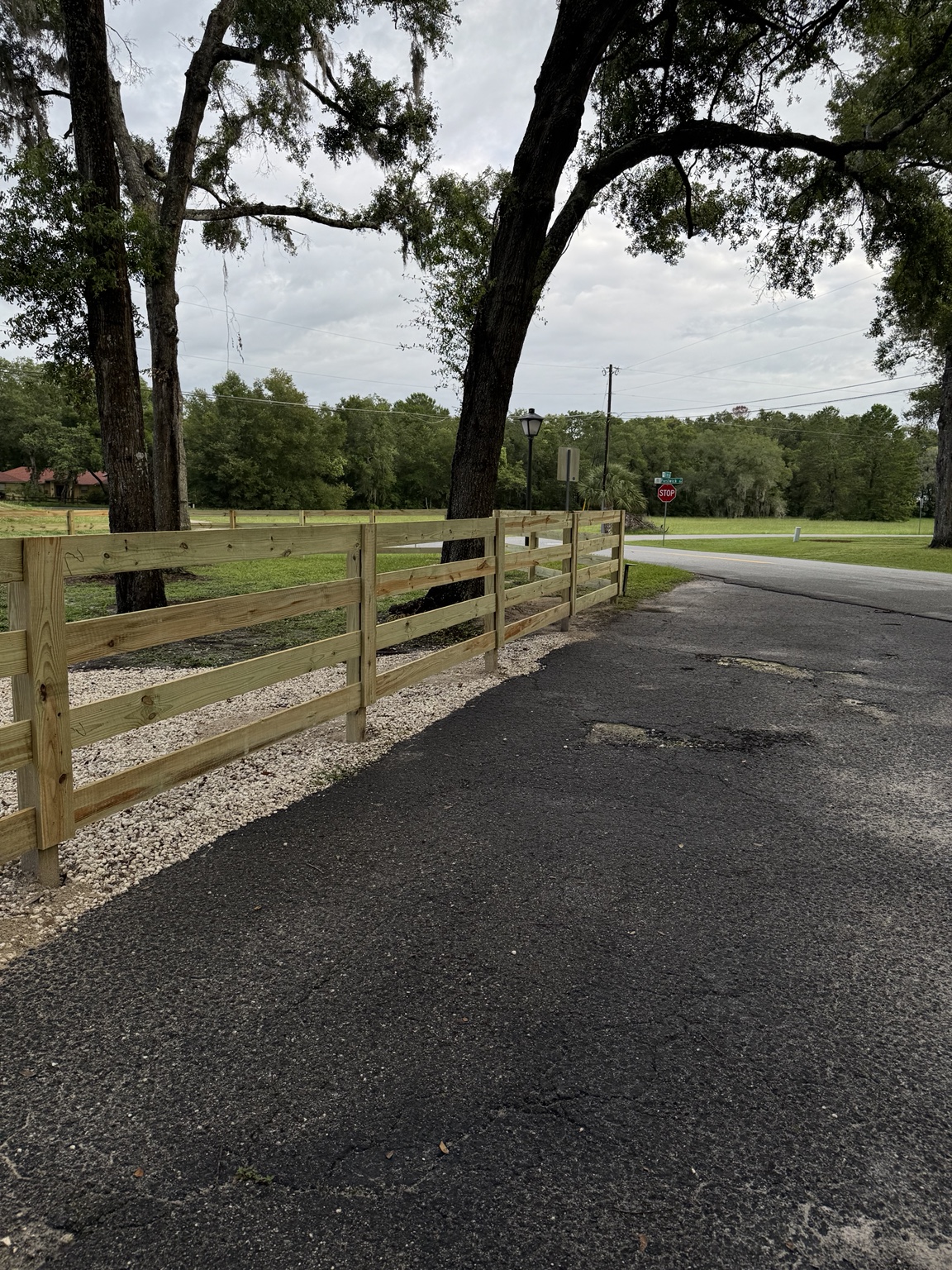 Roadside Board Fence
