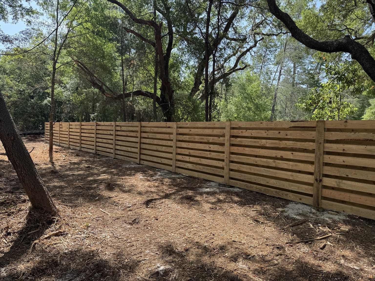 Horizontal Wood Privacy