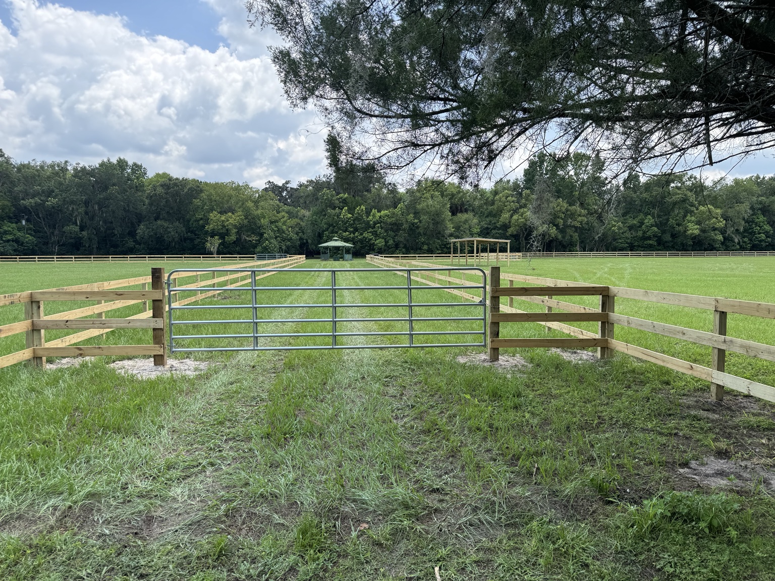 Four-Board Pasture Fencing